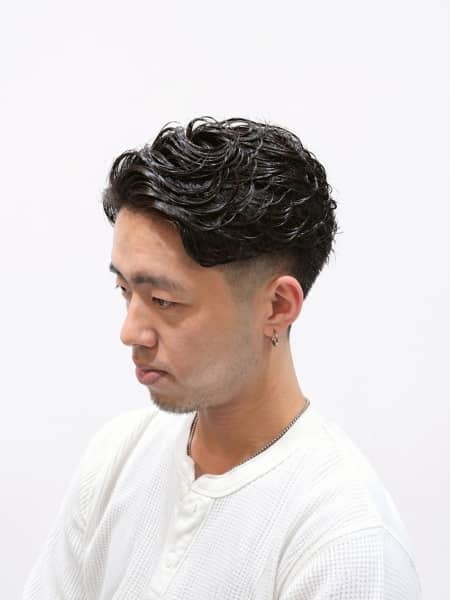 Fade × short perm