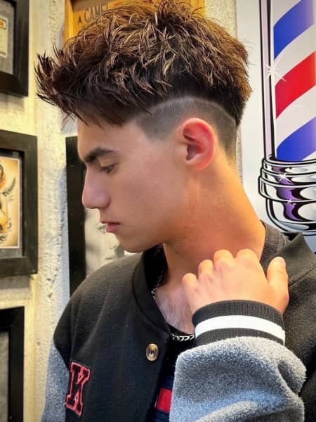 fade style / barber hair