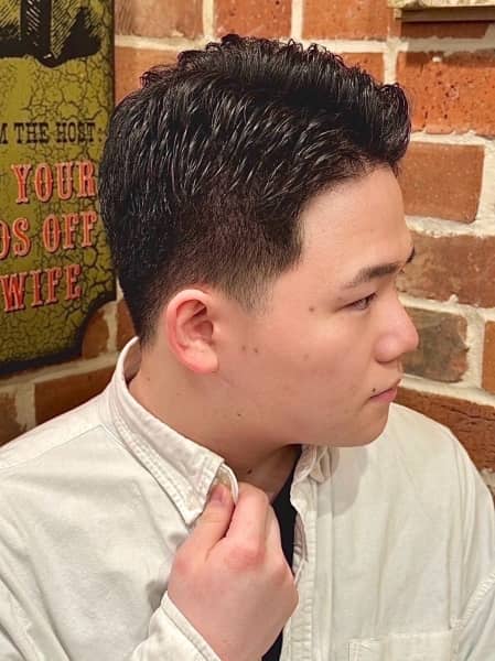 Business × Short Hair × Side Part