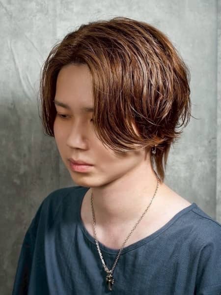 長髮也能展現清爽的大人中分
