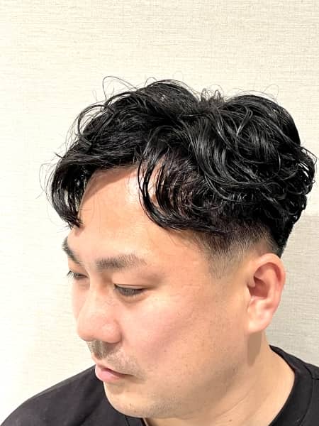 ツーブロックフェードパーマ