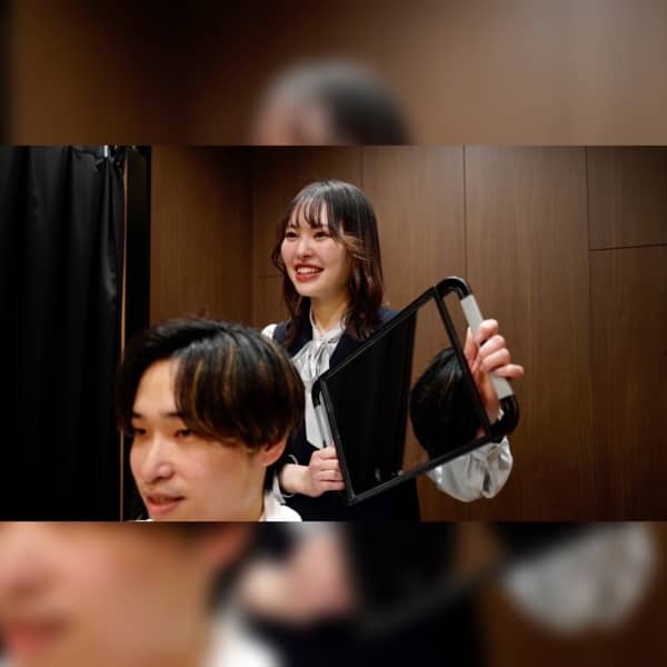 床屋で整う男の清潔感