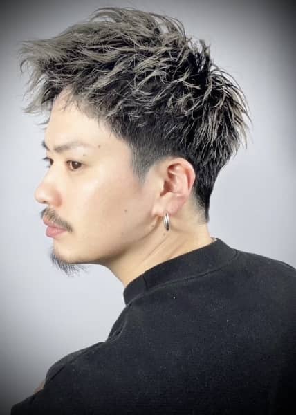 アップバングショート