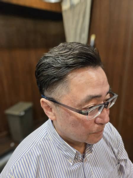 ツーブロックビジネススタイル