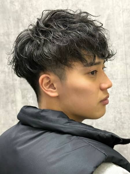 ツイスパショートマッシュ