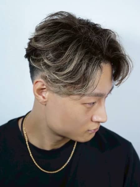 紋理漸層短髮