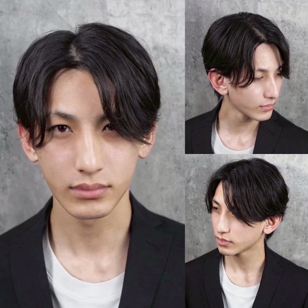 ビジネスに合うナチュラルセンターパート