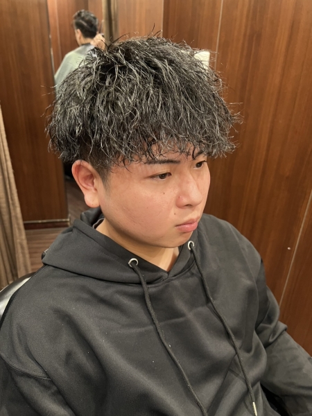 刈り上げツイスパマッシュ