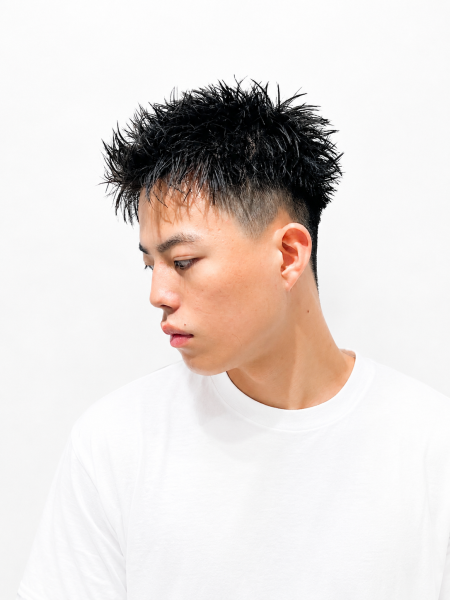 アップバングショート 梅田×難波