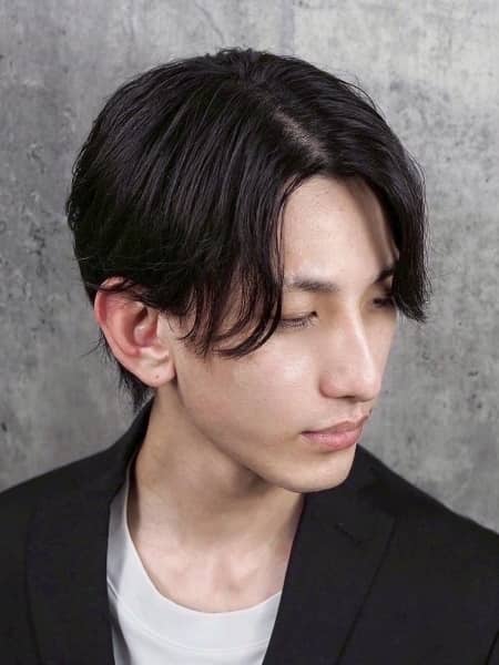 ナチュラルセンターパートスタイル