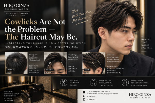 Cowlicks Are Not the Problem — The Haircut May Be