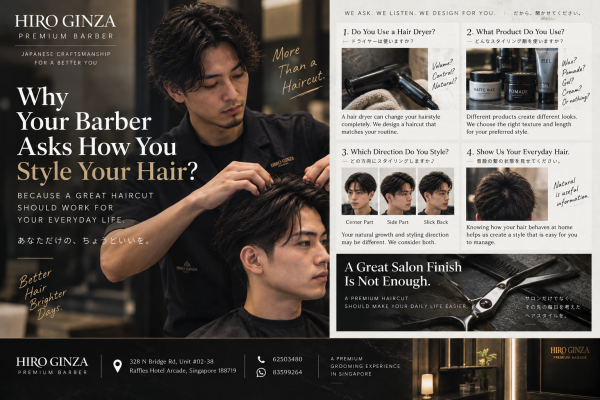 Why Your Barber Asks How You Style Your Hair