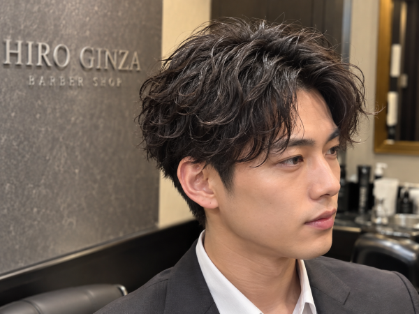 御徒町で直毛に悩む男性へ｜朝のセットが楽になるニュアンスパーマ