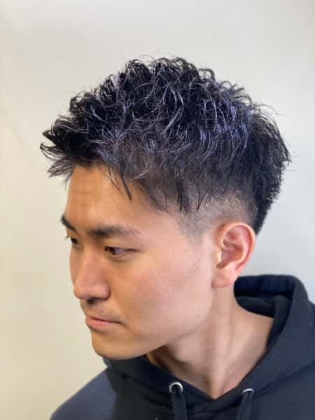 ツーブロックベリーショート