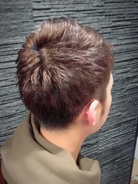 アップバングショート