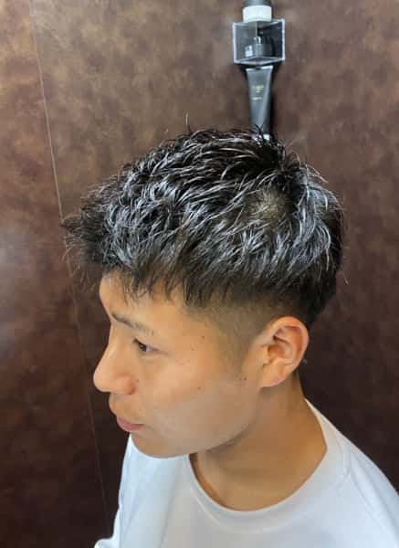 アップバングショート