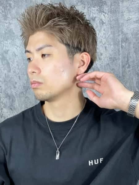 ハイトーンスパイキーショート