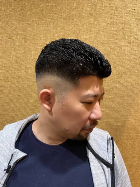 スキンフェード濡れパン