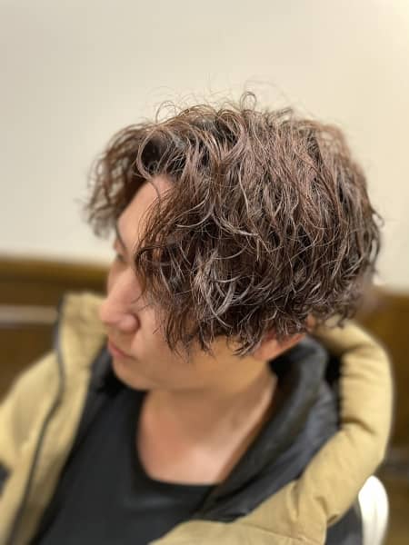 スパイラルパーマ