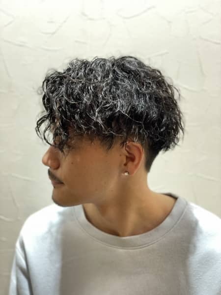 ツーブロ×ツイスパ