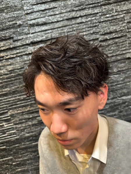 【ビジネスマン向け】大人ツーブロック×緩めツイストスパイラル