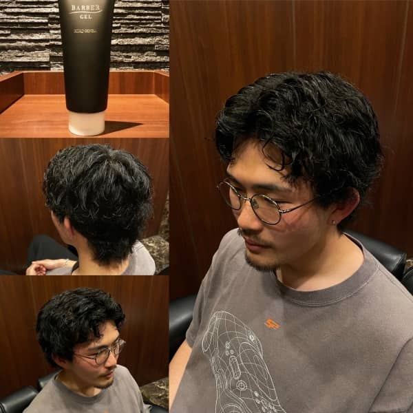 スパイキーショート パーマ