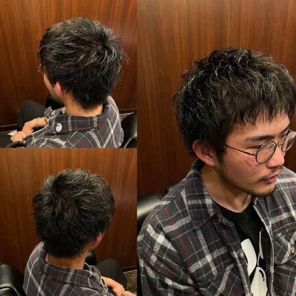 King Gnu 井口理さん風　パーマ