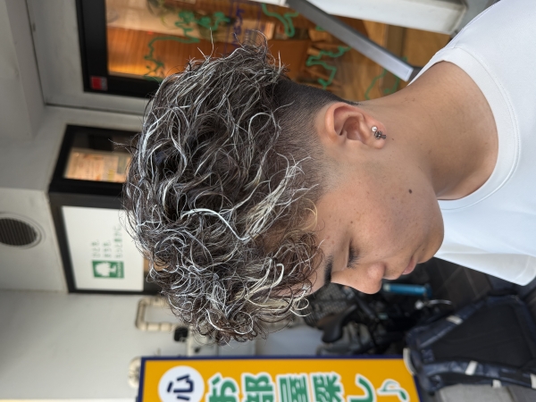 シルバーメッシュで垢抜ける