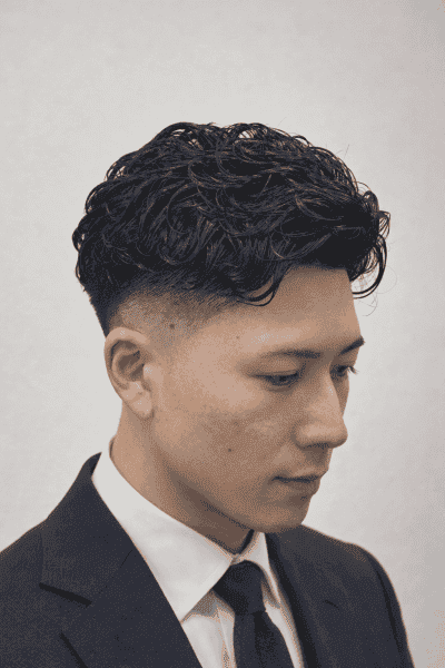 フェードパーマショート