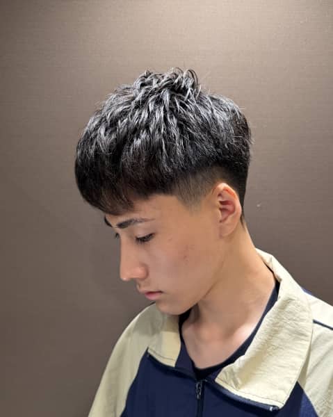 ローテーパーフェードショート