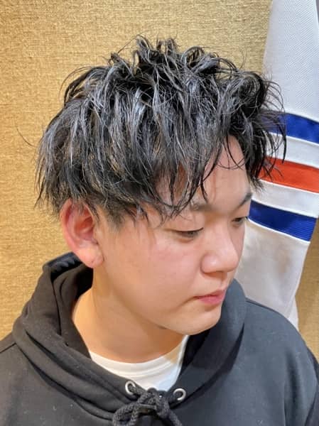 ルーズパーマ 緩めツイストスパイラル