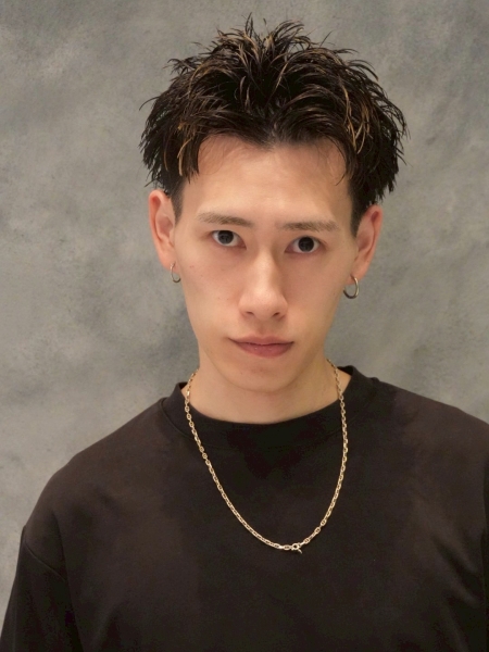 アップバングショート