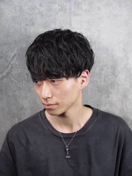 ナチュラルウェーブショート