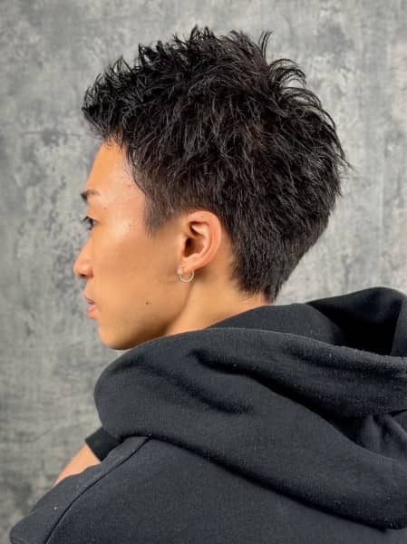 スパイキーショートフェード