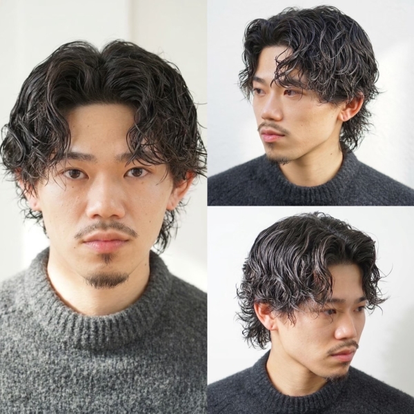 8月の男らしさを引き出す！ウエットなメンズパーマ