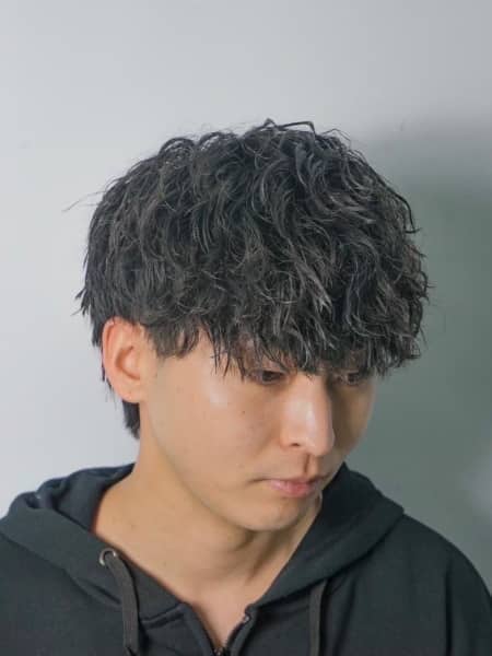 マッシュパーマ