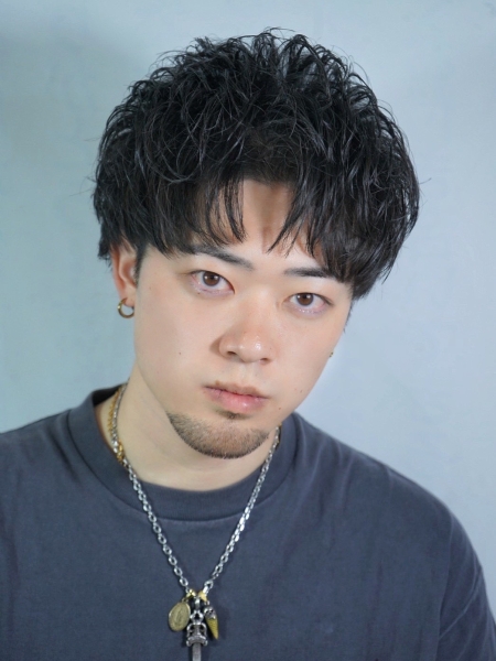 朝楽メンズパーマ人気