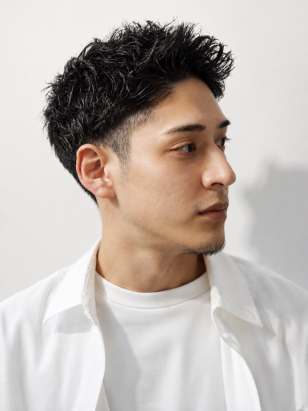 銀座で人気の爽やかメンズパーマ